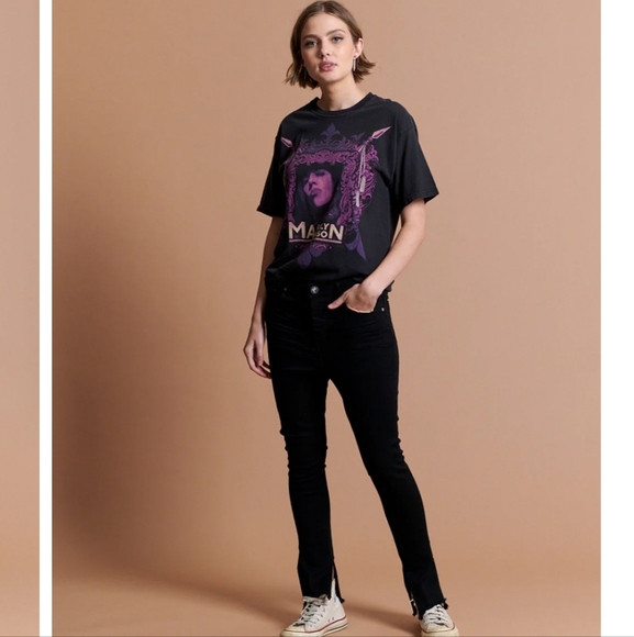 New One Teaspoon Raw Hem Split Skinny Jeans - Picture 4 of 8